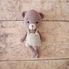 Patron ours au crochet PDF – Doudou bébé, niveau débutant