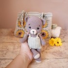Patron ours au crochet PDF – Doudou bébé, niveau débutant