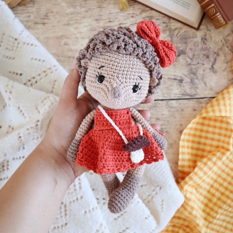 Patron ours au crochet PDF – Doudou bébé, niveau débutant