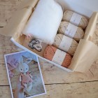 Kit Crochet Coton mon petit lapin – Coffret Complet, Patron PDF